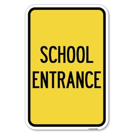 Signmission Safety Sign, 12 in Height, Aluminum, 24451 A-1218-24451